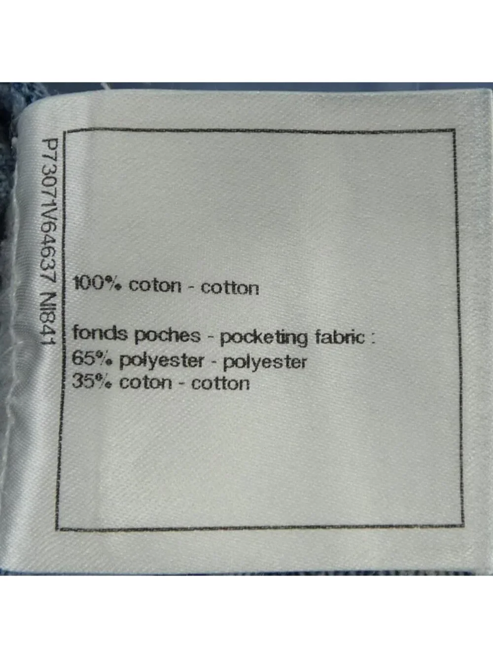 Chanel Jeans Blue